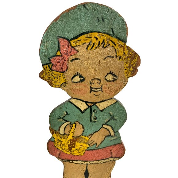 Campbells Soup Vintage Kids Wood Antique Display Piece 1 of a KIND! RARE! - Picture 2 of 5